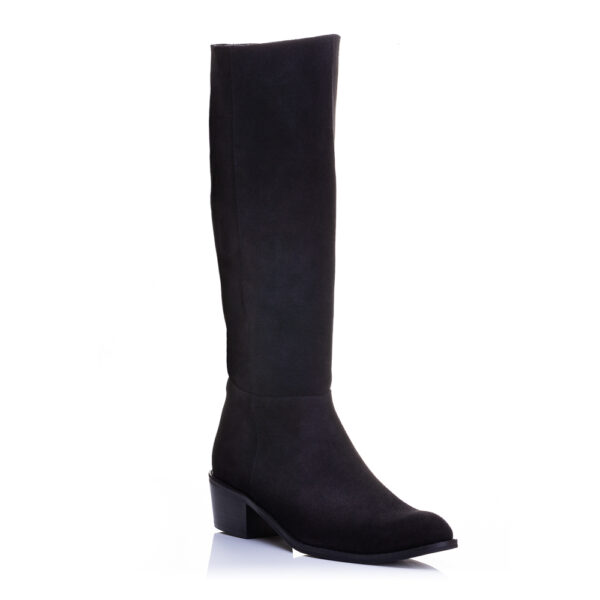 French Sole Ebury Boots Black Suede (EB02)