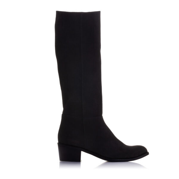 french sole Ebury Boots Black Suede (EB02)