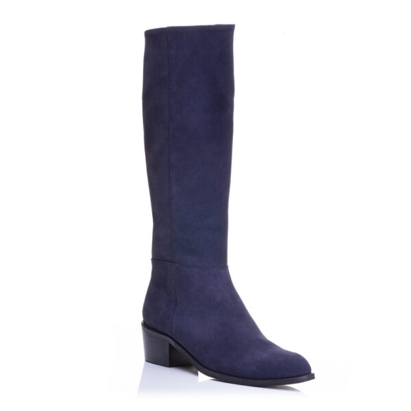 French Sole Ebury Boots Navy Suede (EB03)