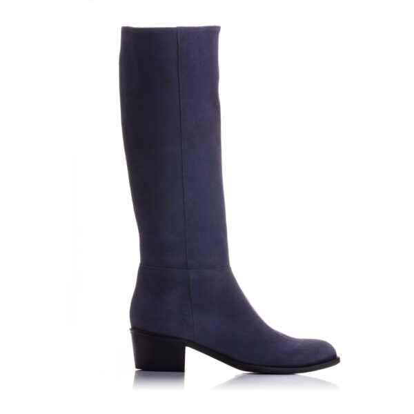 french sole Ebury Boots Navy Suede (EB03)