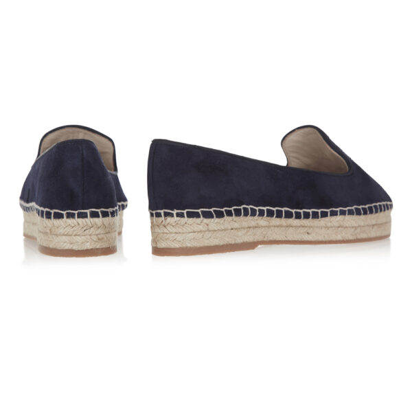 French Sole Espadrille Navy Suede (ESP22)