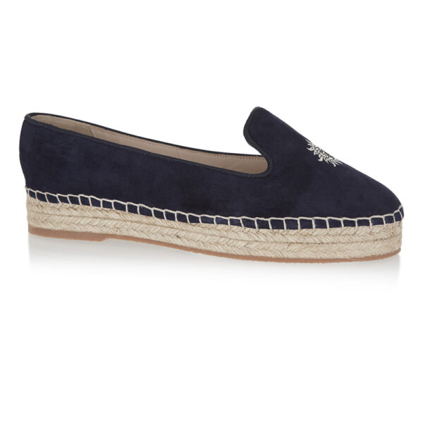 french sole Espadrille Navy Suede (ESP22)