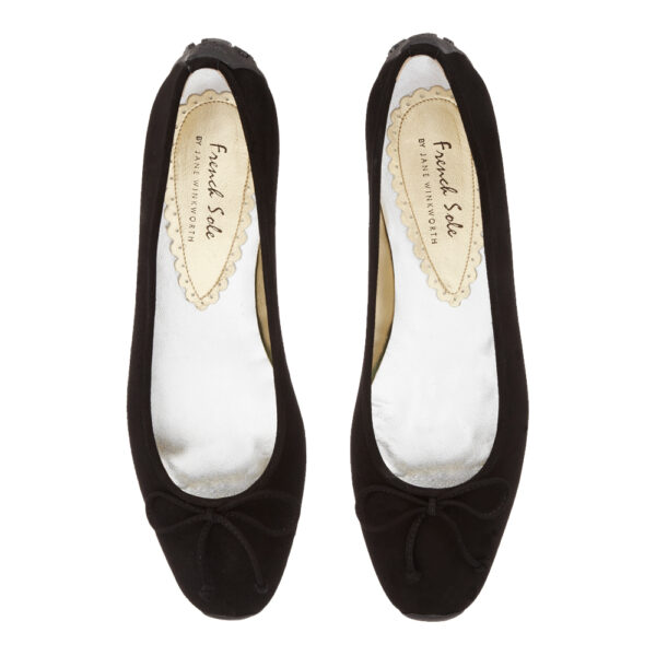 French Sole Gabi Black Nubuck (GAB14)