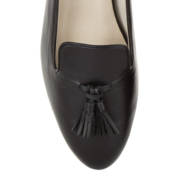 French Sole Hefner Black Leather (HFF95)