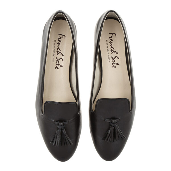 french sole Hefner Black Leather (HFF95)