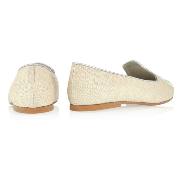 French Sole Hefner Natural Textile (HFF74)