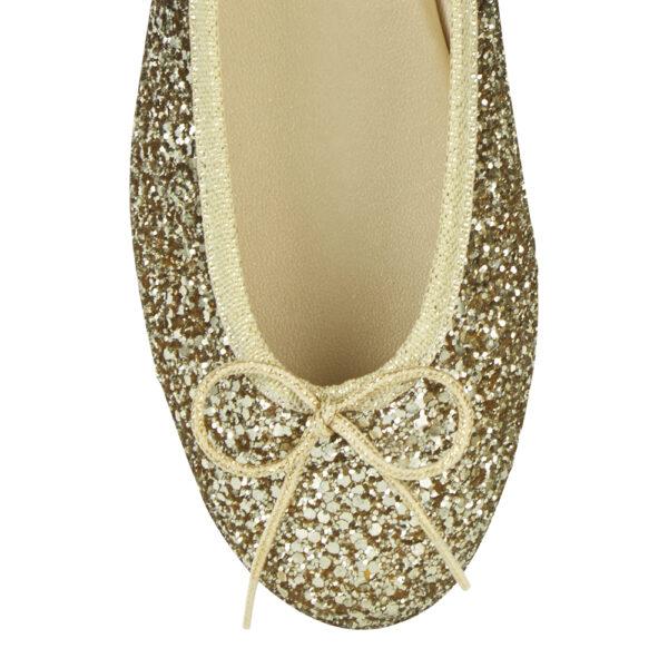 French Sole Henrietta Gold Ombre Glitter (HE1120)