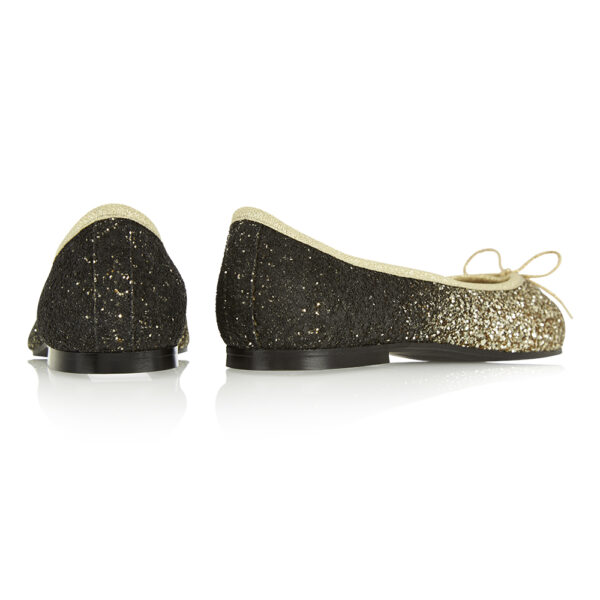 French Sole Henrietta Gold Ombre Glitter (HE1120)