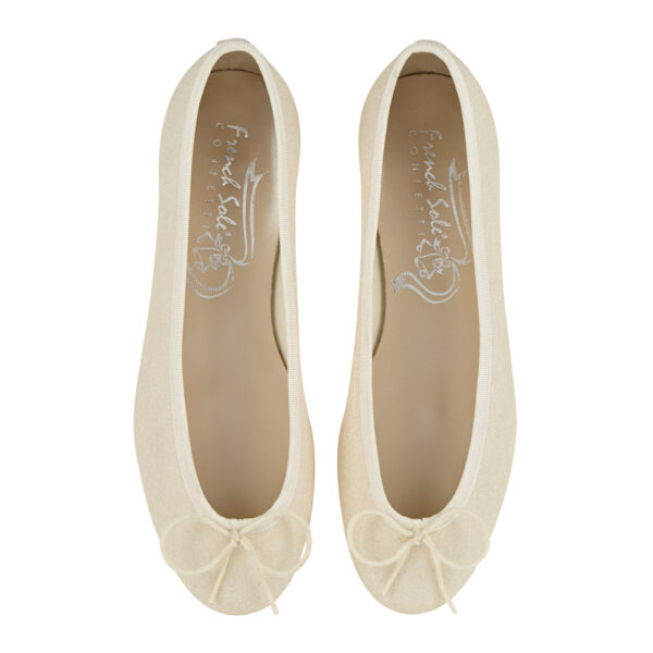 french sole Henrietta Ivory Lace (HE845)