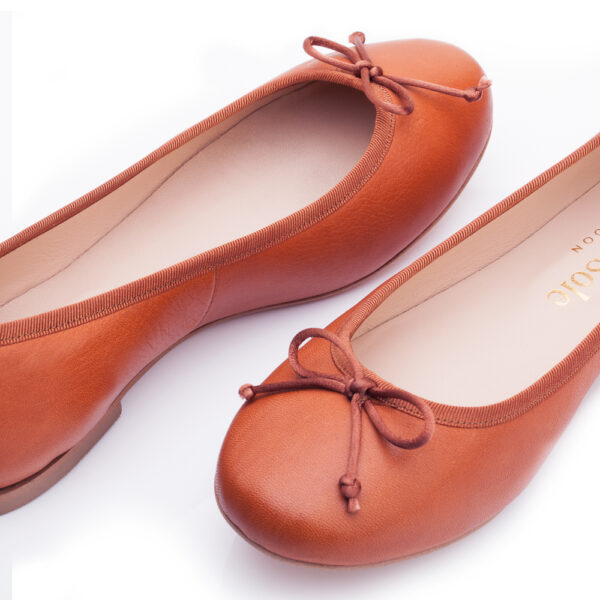 French Sole Lola Honey Tan Leather (LOL11)