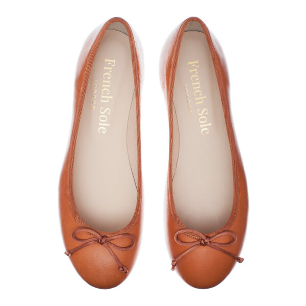 french sole Lola Honey Tan Leather (LOL11)