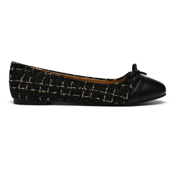French Sole London Black Tweed (LON03)