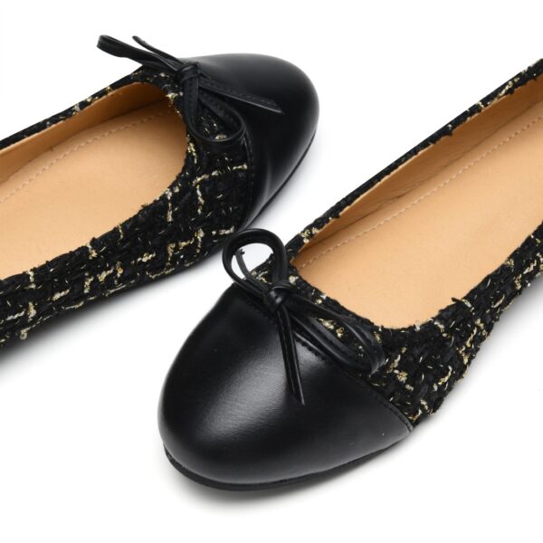 French Sole London Black Tweed (LON03)