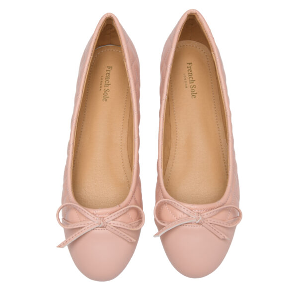 french sole London Quilt Pink Leather (LON01)