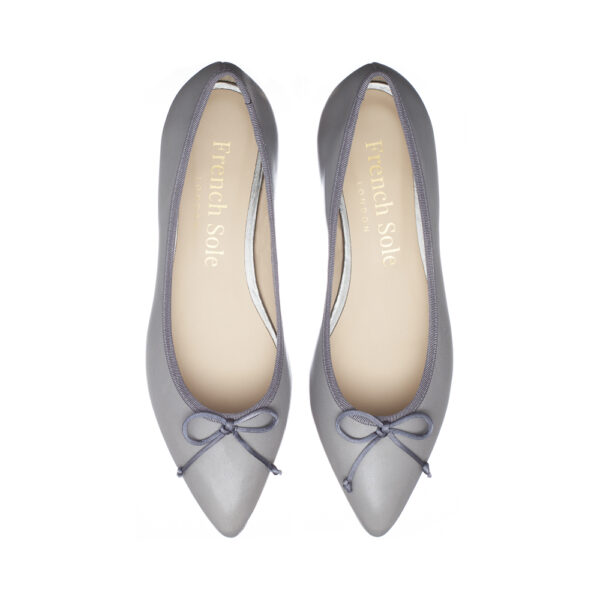 french sole Penelope Grey Leather (EN300)