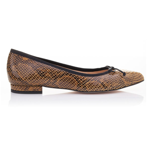 French Sole Penelope Nut Snake Leather (EN086)