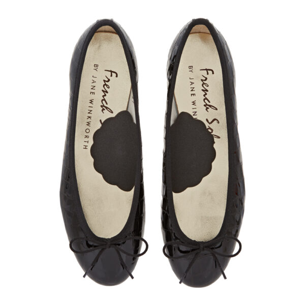 French Sole Poron Foot Petals Black Arch (FPA01)