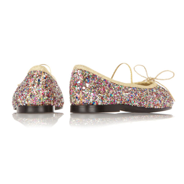 French Sole Henrietta Children’s Multi Glitter (HE517)