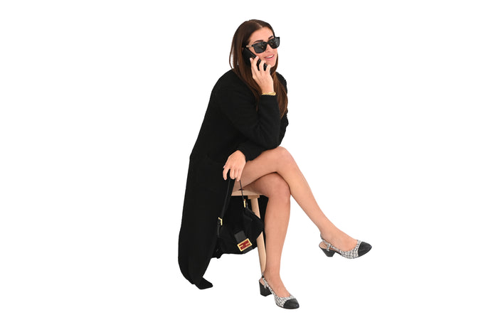 French Sole Fs Ny Baton - Black Tweed