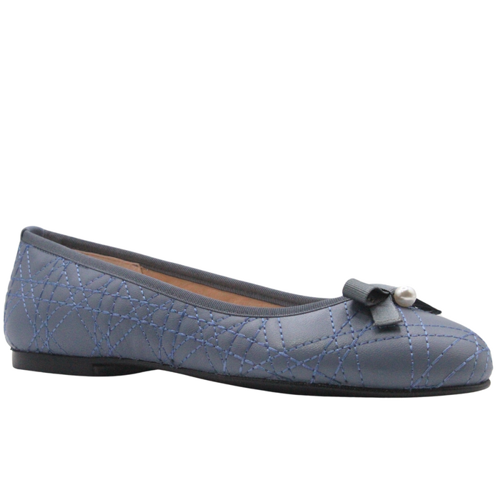 French Sole Fs Ny Candiace - Slate Blue Leather