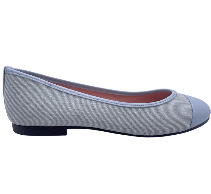 french sole fs ny Caroline - Powder Blue Denim