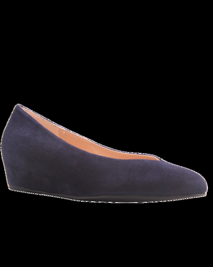 French Sole Fs Ny Cubic - Navy Suede