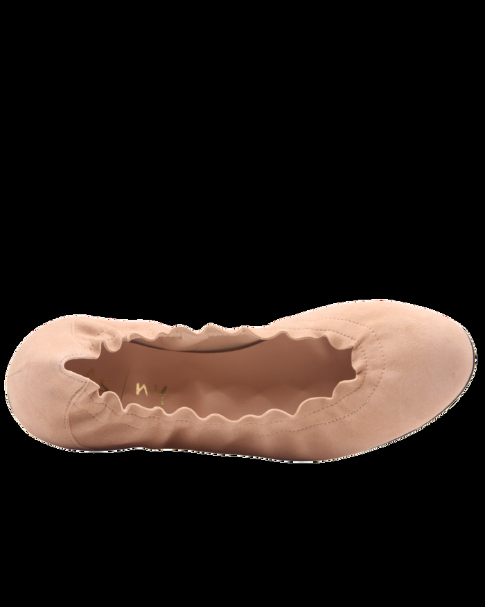 French Sole Fs Ny Cuff - Nude Suede