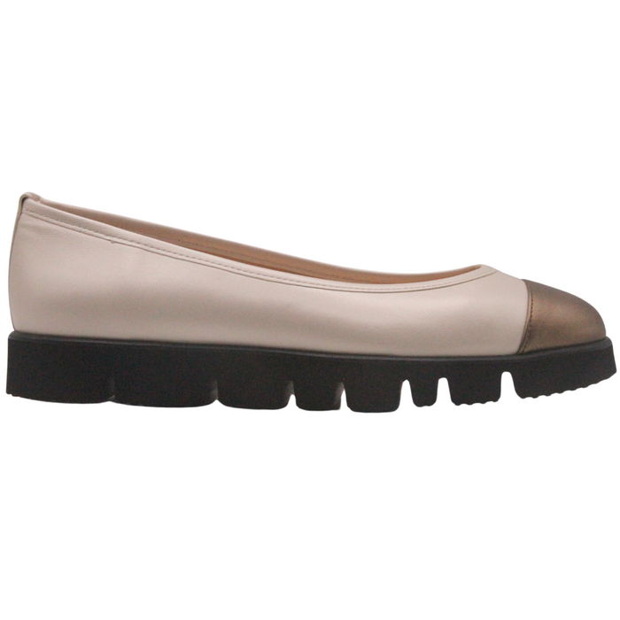 french sole fs ny Daphne - Beige Bronze Leather