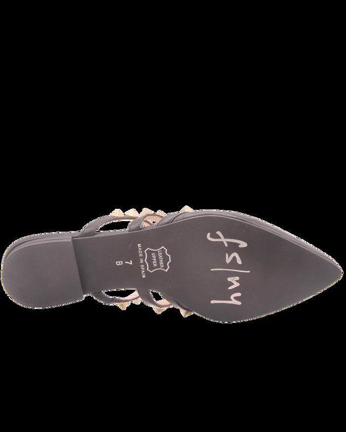 French Sole Fs Ny Davina - Black Leather