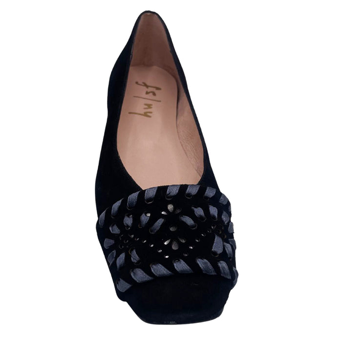 French Sole Fs Ny Deuce - Black Suede