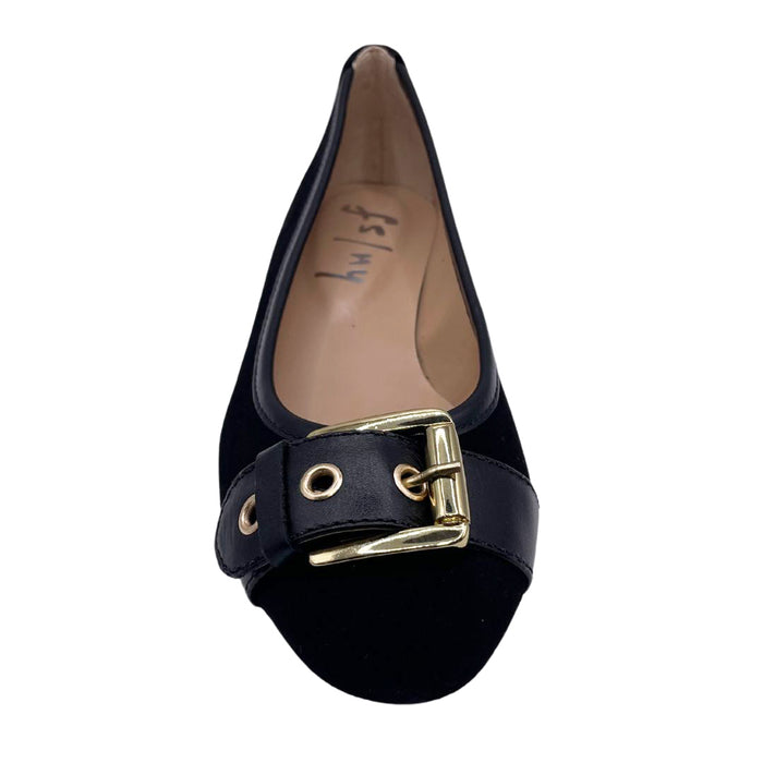 French Sole Fs Ny Ditto - Black Suede