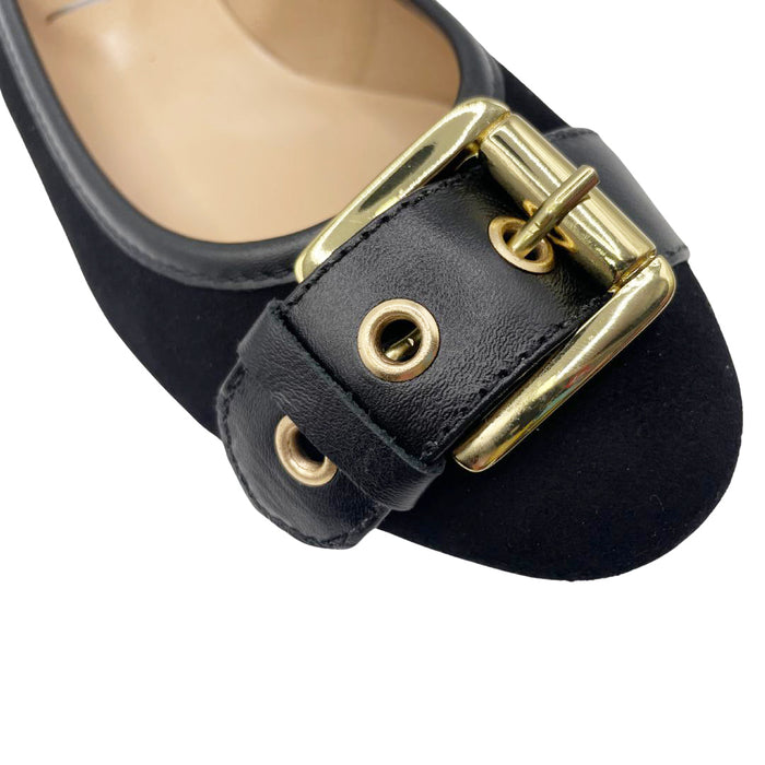 French Sole Fs Ny Ditto - Black Suede