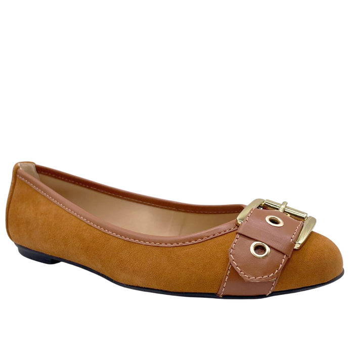 French Sole Fs Ny Ditto - Cognac Suede