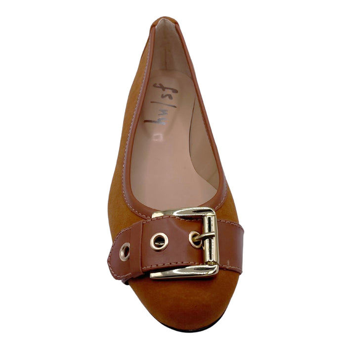 French Sole Fs Ny Ditto - Cognac Suede