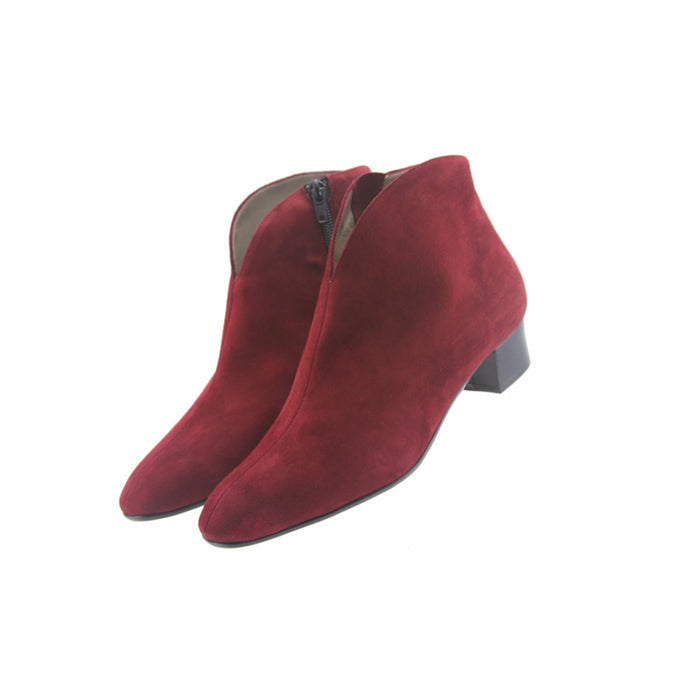 french sole fs ny Eva - Burgundy Suede