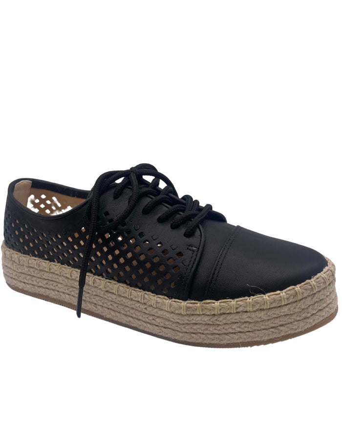 French Sole Fs Ny Francesca - Black Leather