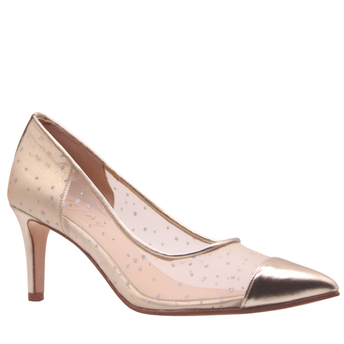 French Sole Fs Ny Harlie - Platinum Raindrop Mesh