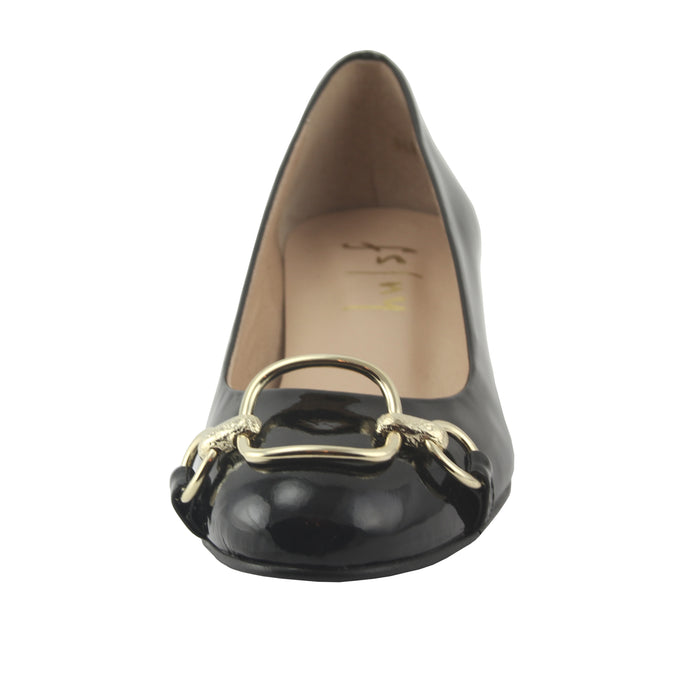 French Sole Fs Ny Hazel - Black Patent