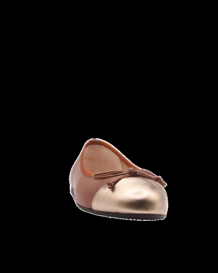 French Sole Fs Ny Index - Cognac Gold Metallic