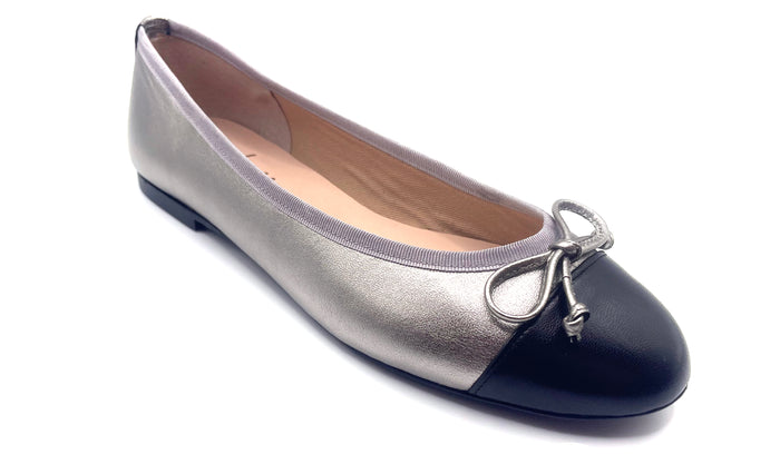 French Sole Fs Ny Index - Pewter Black Leather