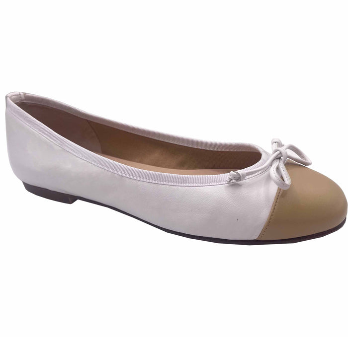 French Sole Fs Ny Index - White Beige Leather