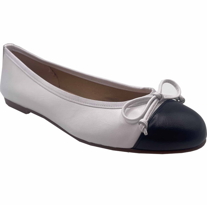 French Sole Fs Ny Index - White Navy Leather