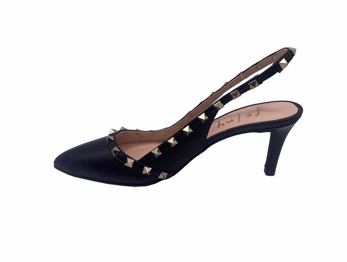 French Sole Fs Ny Jaclyn - Black Leather