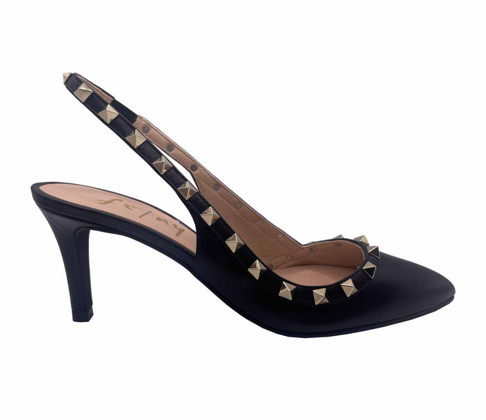 french sole fs ny Jaclyn - Black Leather