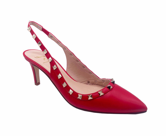 French Sole Fs Ny Jaclyn - Red Leather