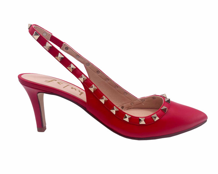 french sole fs ny Jaclyn - Red Leather