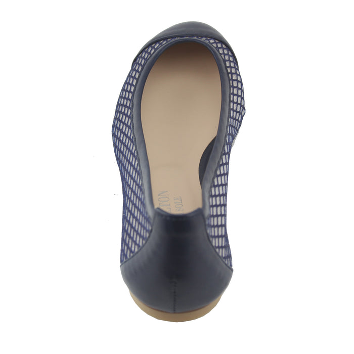 French Sole Fs Ny Jessica - Navy Mesh