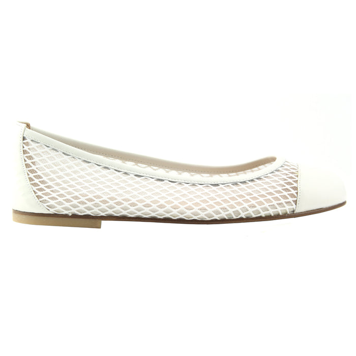 french sole fs ny Jessica - White Mesh