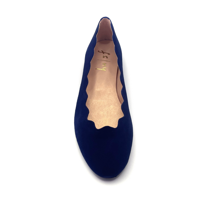 French Sole Fs Ny Jigsaw - Navy Suede