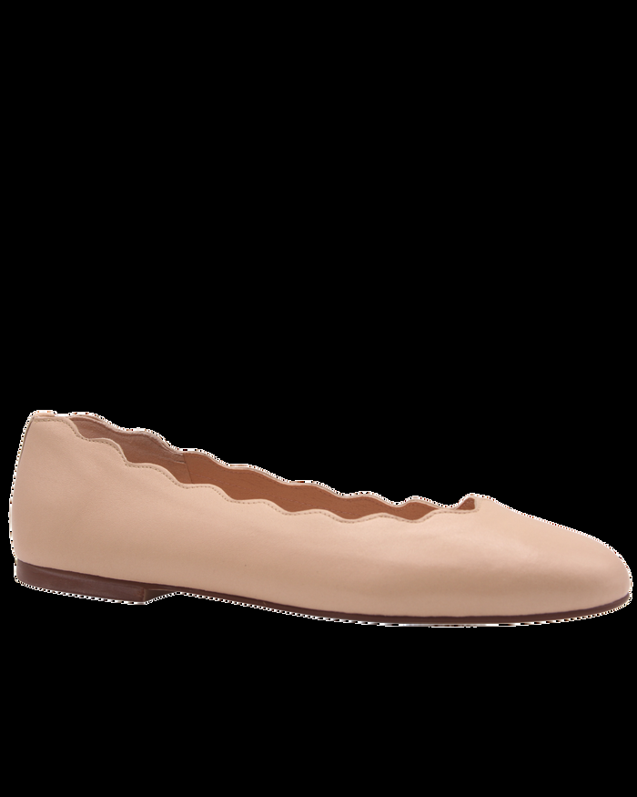 French Sole Fs Ny Jigsaw - Nude Soft Met Leather